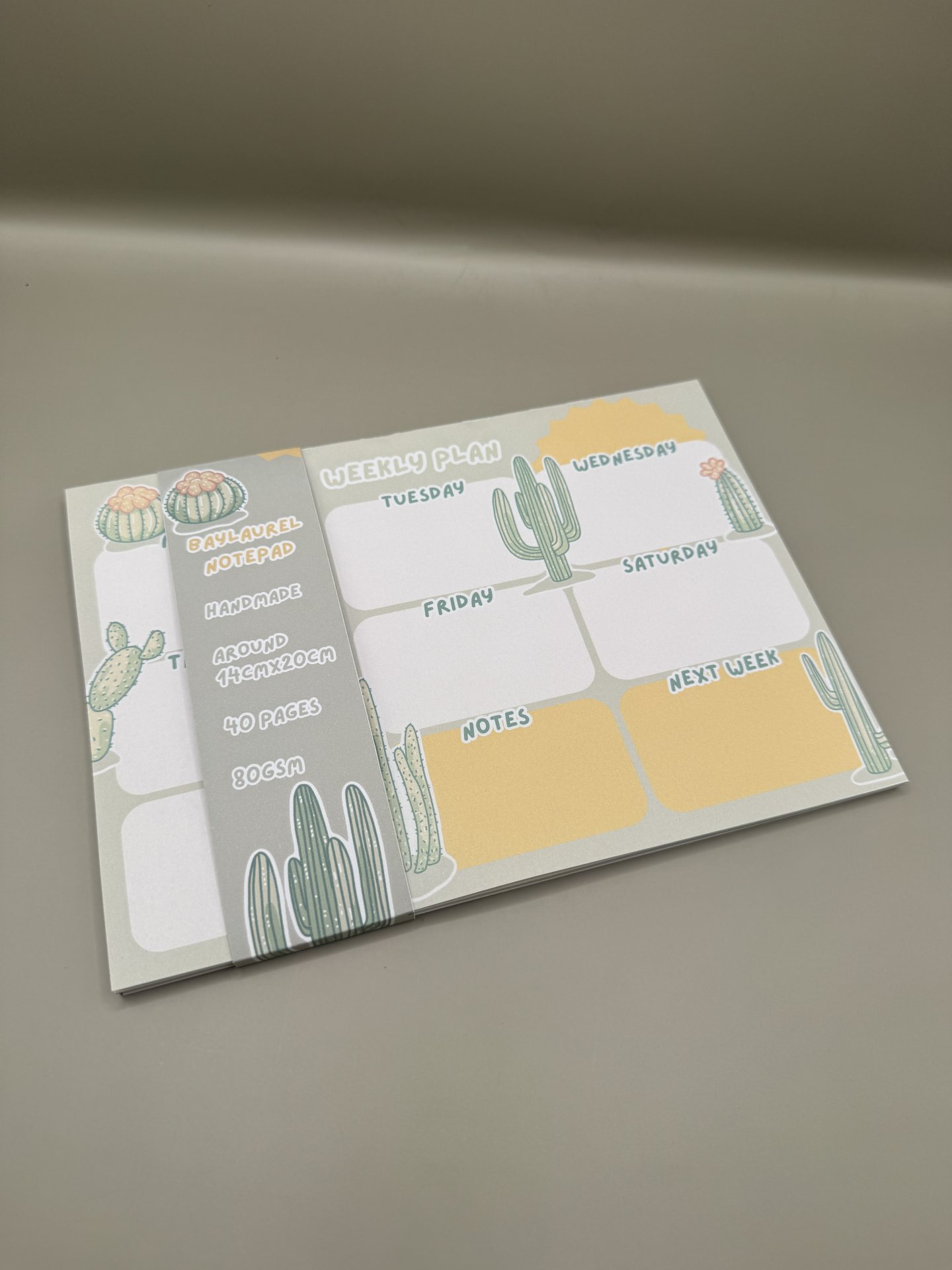 Cactus Weekly Planner